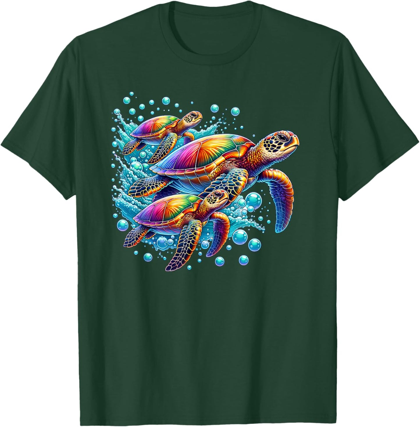 Sea Turtles Save The Turtle Ocean Animal Beach Lover Graphic T-Shirt - T-Shirt | Forest