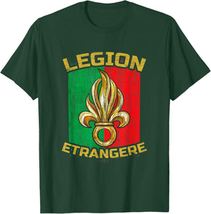 Legion Etrangere French Foreign Legion Crest T-Shirt - T-Shirt | Forest