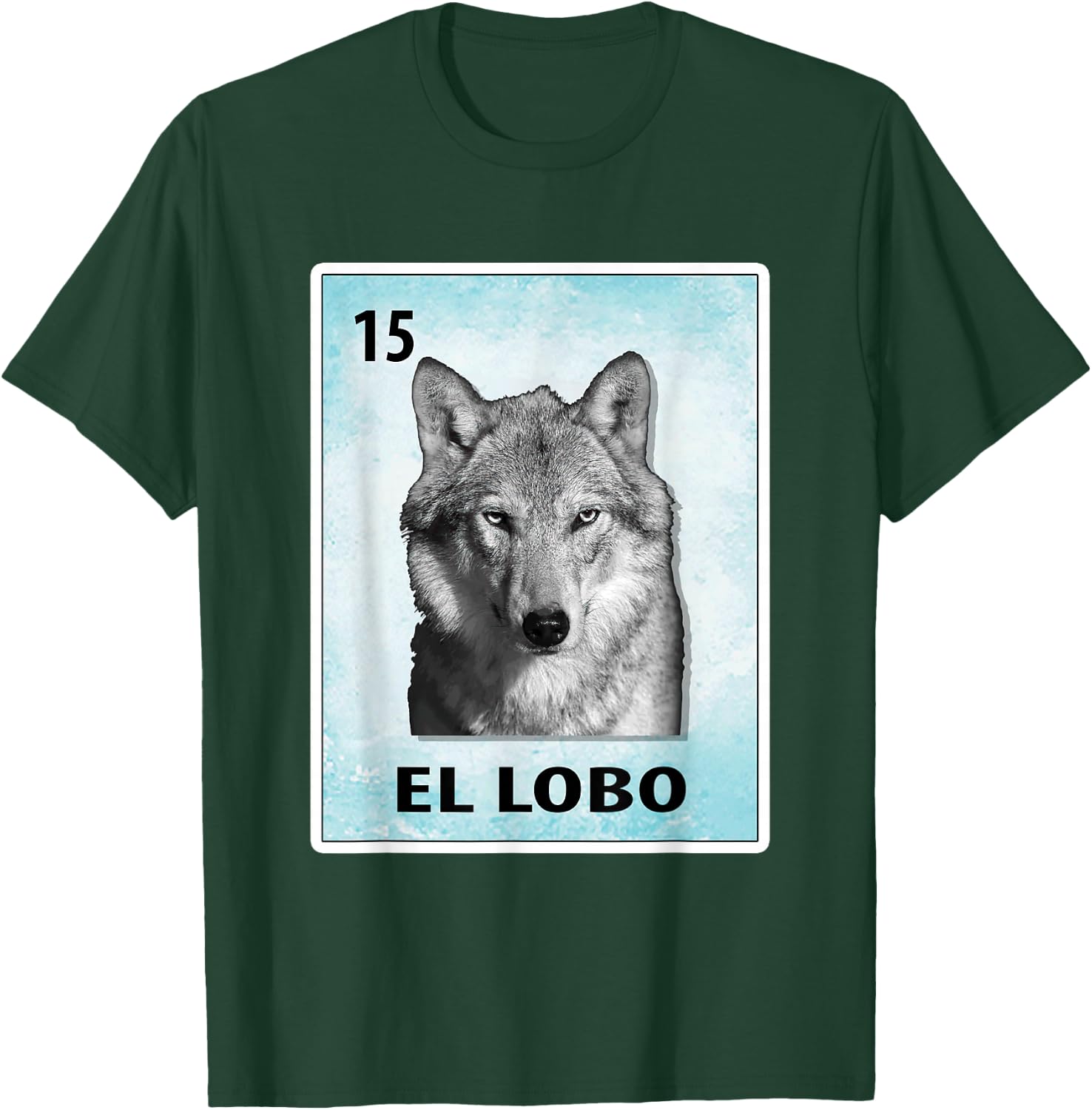 El Lobo Mexican Wolf Cards T-Shirt - T-Shirt | Forest