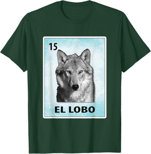 El Lobo Mexican Wolf Cards T-Shirt - T-Shirt | Forest