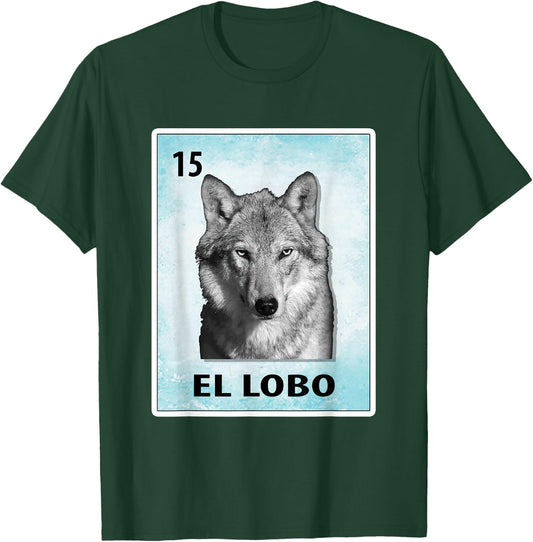 El Lobo Mexican Wolf Cards T-Shirt - T-Shirt | Forest