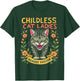 Childless Cat Ladies Against Fascism T-Shirt - T-Shirt | Forest
