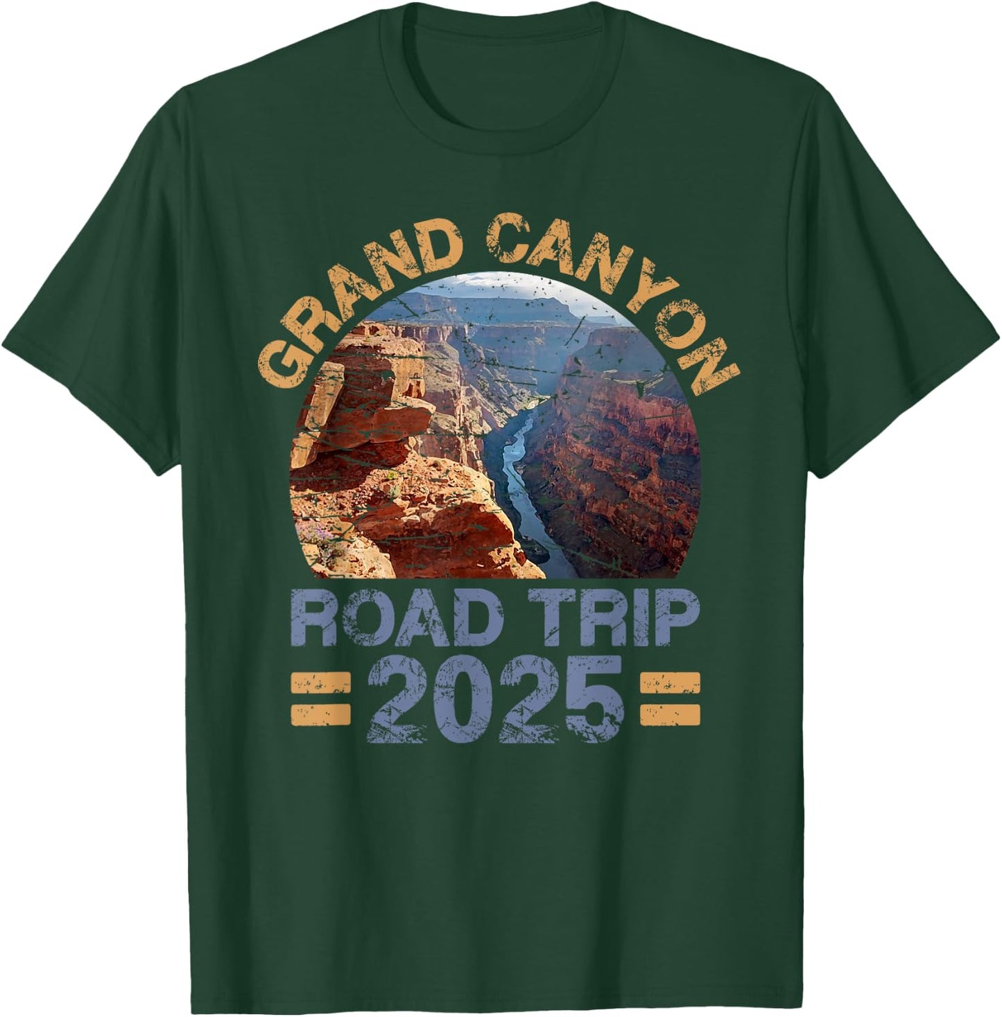 Grand Canyon National Park Road Trip 2025 Family Vacation T-Shirt - T-Shirt | Forest