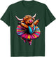 Ballerina Scottish Highland Cow Dancing T-Shirt - T-Shirt | Forest