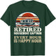 Retired Houseboat Captain Pensioner Houseboat T-Shirt - T-Shirt | Forest