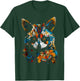 Raccoon Colourful Art - Butterfly Animal Raccoon T-Shirt - T-Shirt | Forest