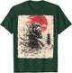 Samurai Lion Japanese Funny Vintage Ukiyo-e Art T-Shirt - T-Shirt | Forest