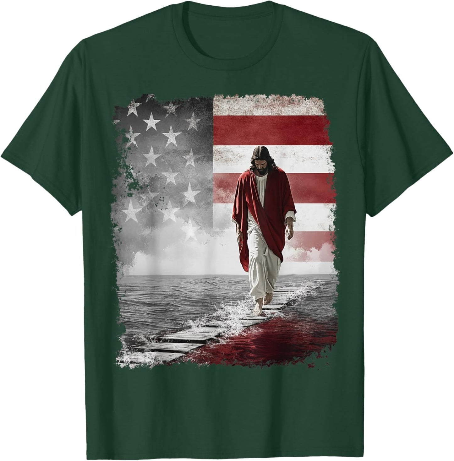 King Jesus Christ T-Shirt - T-Shirt | Forest