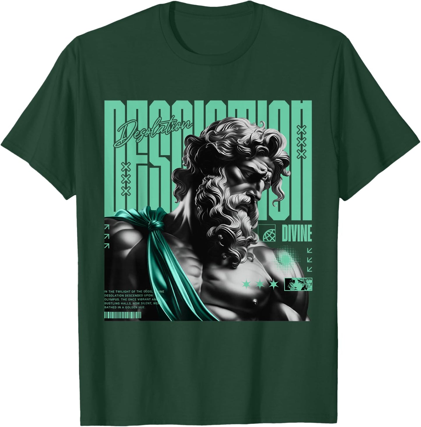 Desolation Retro Green Glow 1s Matching Women T-Shirt - T-Shirt | Forest
