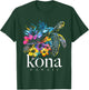 Kona Hawaii Sea Turtle Hawaiian Surfer Souvenir T-Shirt - T-Shirt | Forest