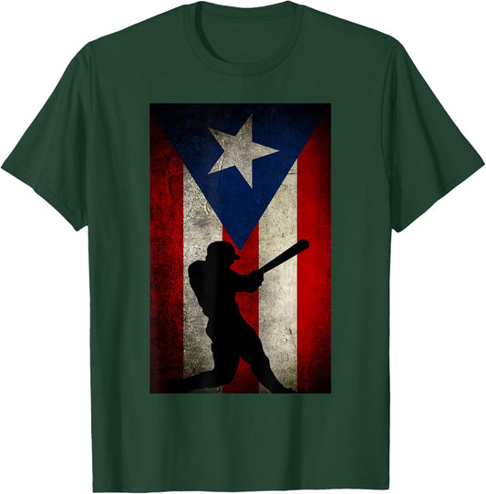 Puerto Rico Baseball World Shirt for Puerto Rican Boys T-Shirt - T-Shirt | Forest