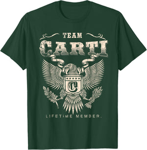 Team Carti Lifetime Member - Carti Name T-Shirt - T-Shirt | Forest