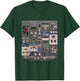 737 Overhead Panel Cockpit Airliner Aviation Aircraft T-Shirt - T-Shirt | Forest