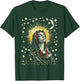 Virgin Mary Stars Moon Religious Saint Catholic T-Shirt - T-Shirt | Forest