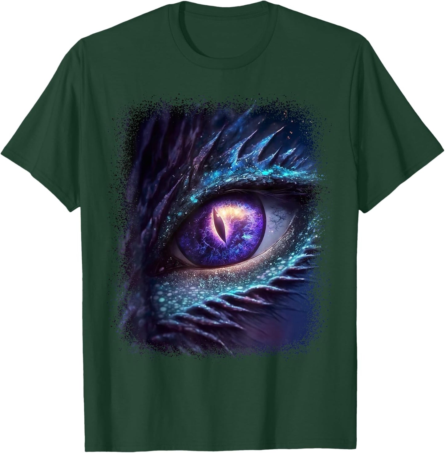 Eye of the Dragon Universe Galaxy Fantasy and Magical T-Shirt - T-Shirt | Forest