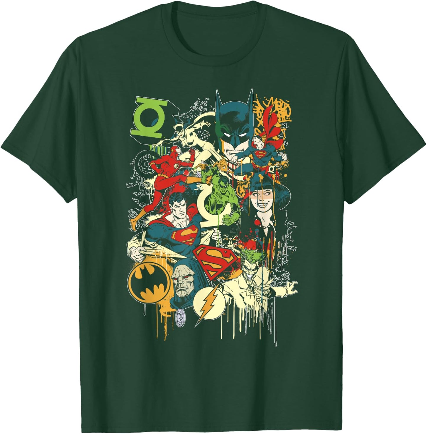 DC Comics Justice League Mashup T-Shirt - T-Shirt | Forest