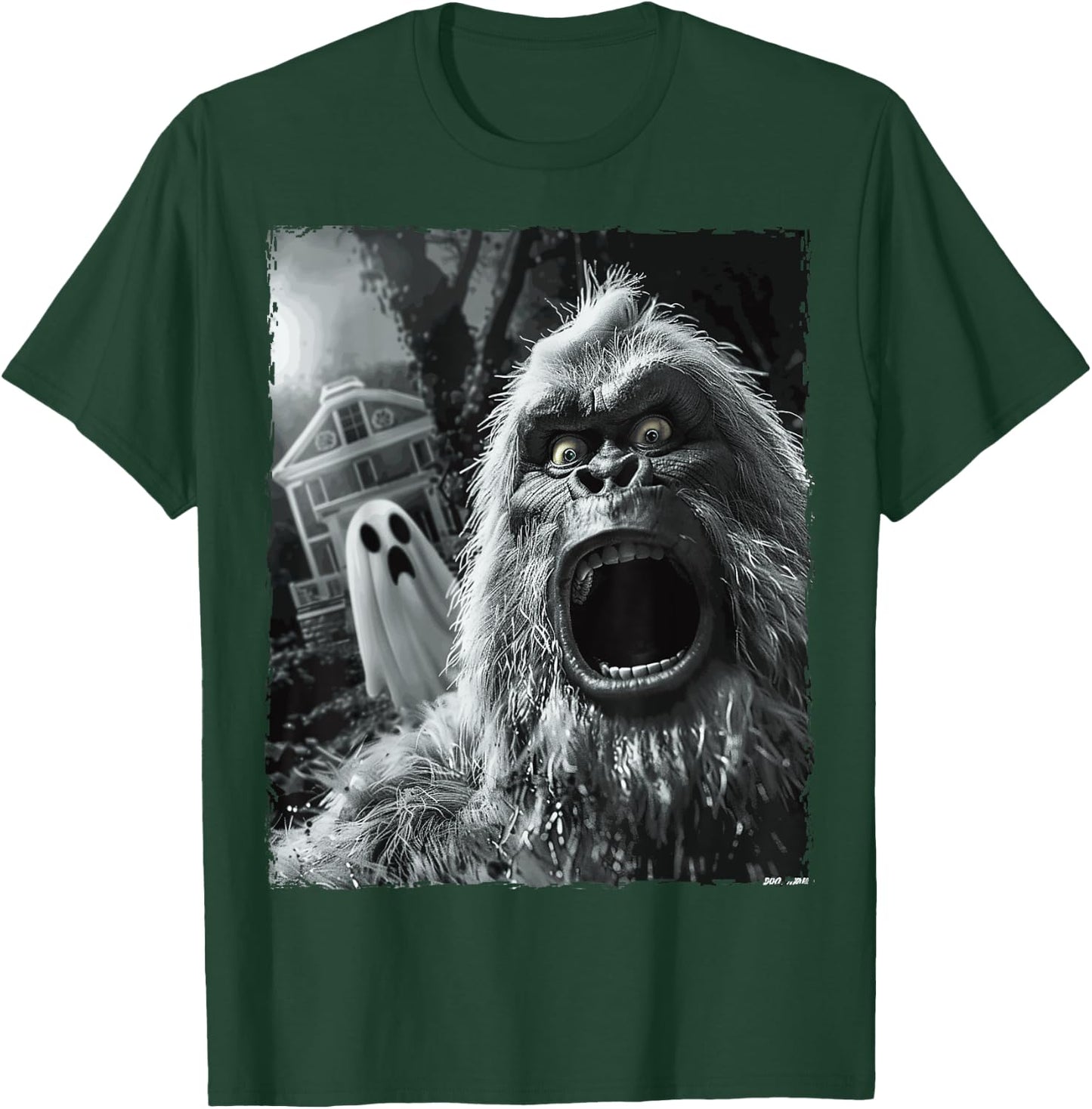 Funny Bigfoot Sasquatch Halloween T-Shirt - T-Shirt | Forest