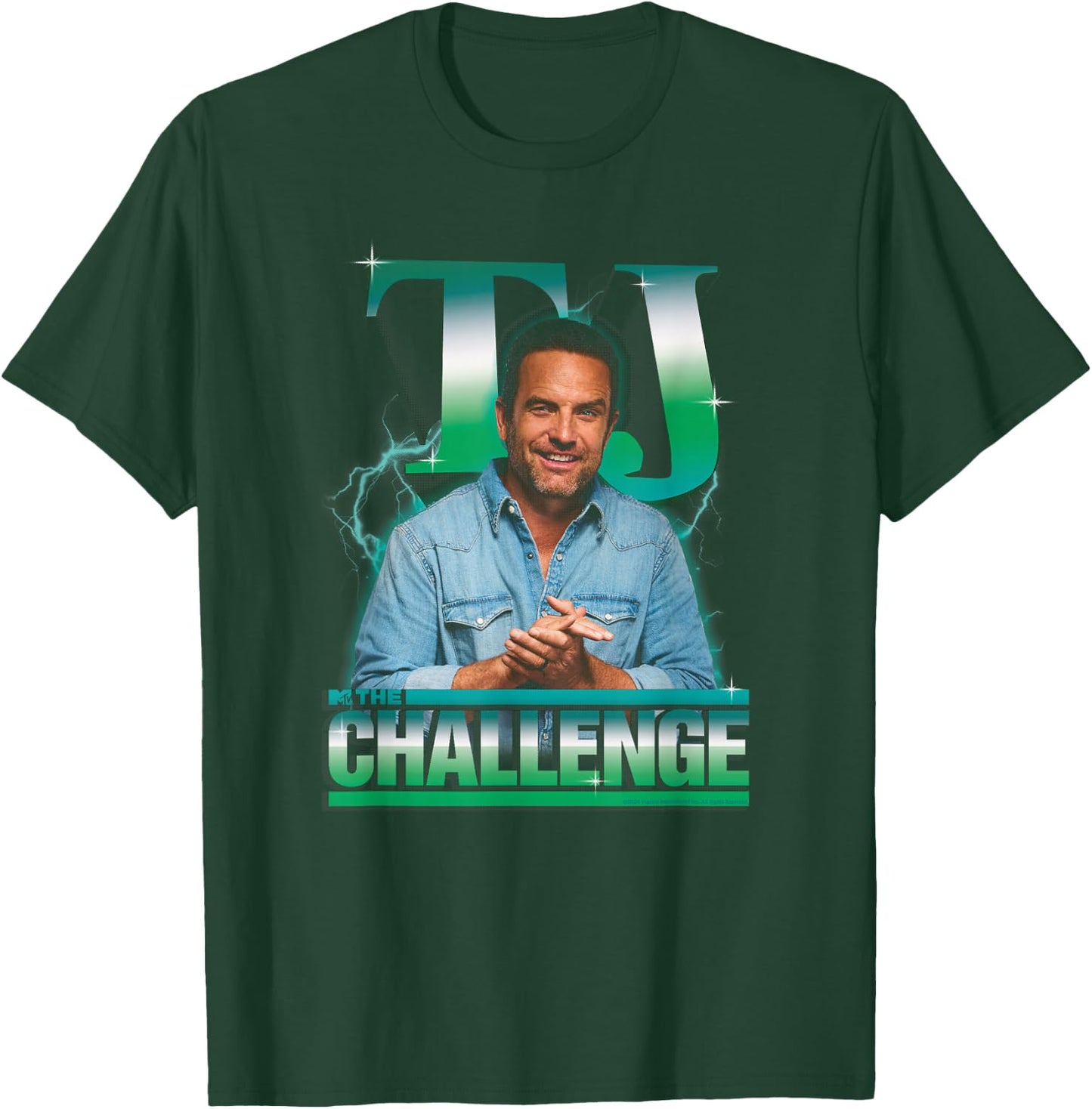 The Challenge TJ Heartthrob Officially Licensed T-Shirt - T-Shirt | Forest