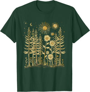 Wildlife Trees Nature Pine Tree Forest Outdoor T-Shirt - T-Shirt | Forest