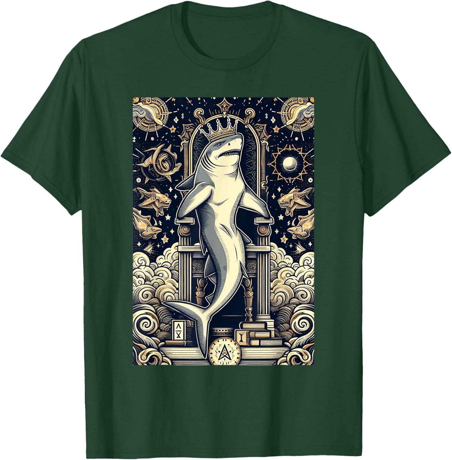 Shark tarot card T-Shirt - T-Shirt | Forest
