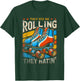 Roller Skating They See Me Rollin' They Hatin' Skater Skate T-Shirt - T-Shirt | Forest