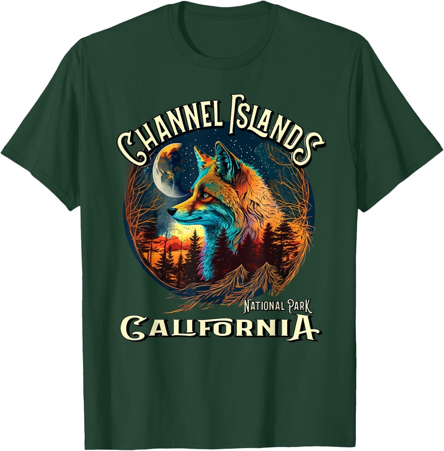 Channel Islands National Park California Island Fox Keepsake T-Shirt - T-Shirt | Forest