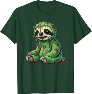 Zombie Sloth Halloween Zombie Sloth Zombie Lover T-Shirt - T-Shirt | Forest