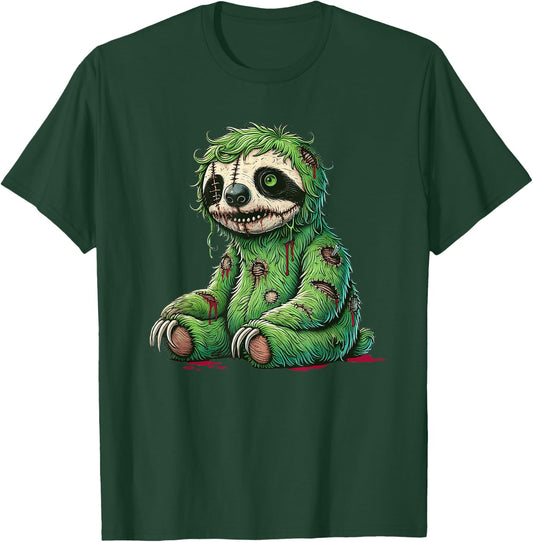 Zombie Sloth Halloween Zombie Sloth Zombie Lover T-Shirt - T-Shirt | Forest