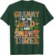 Grammy Of The Wild Three Zoo Birthday Safari Jungle T-Shirt - T-Shirt | Forest