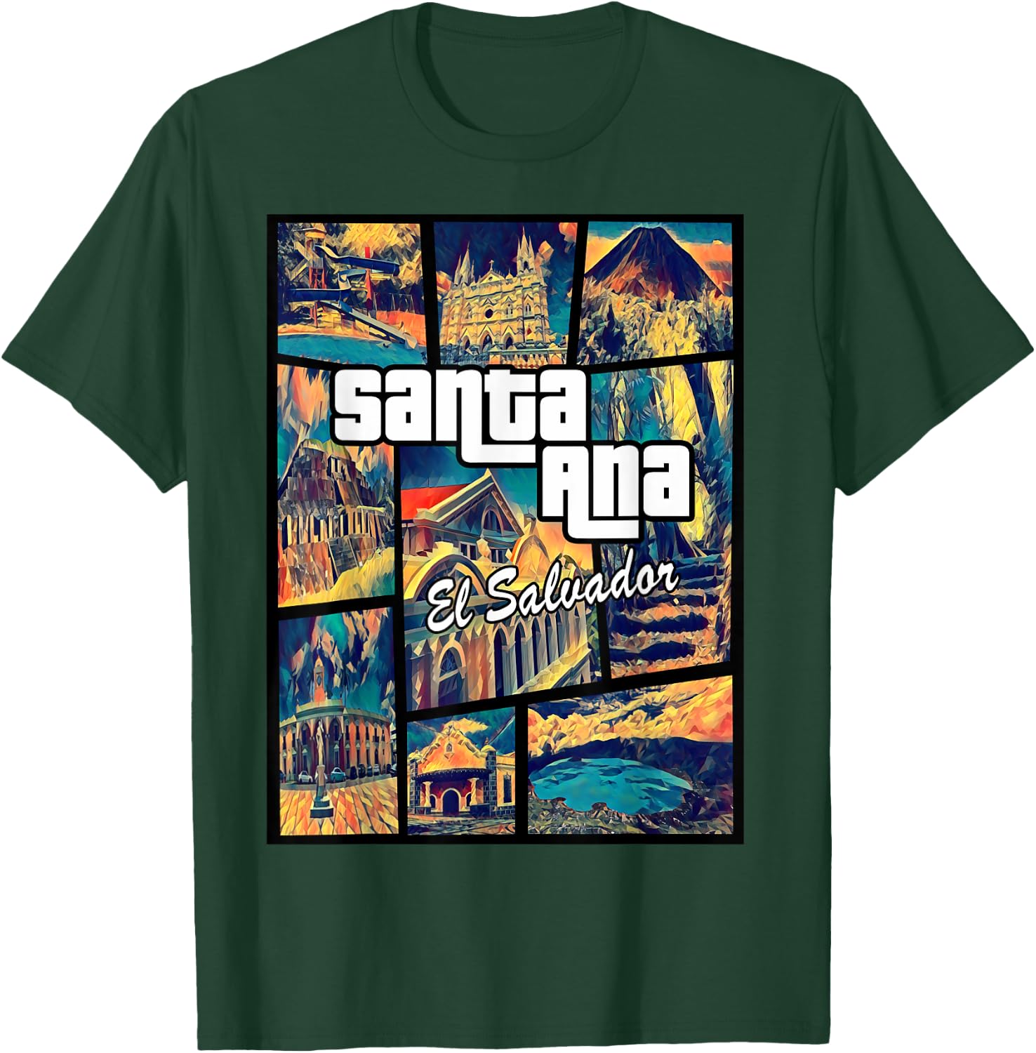 Santa Ana El Salvador Proud Santaneco T-Shirt - T-Shirt | Forest