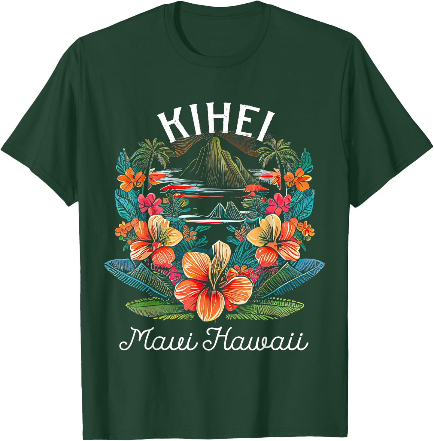 Maui Hawaii Kihei T-Shirt - T-Shirt | Forest