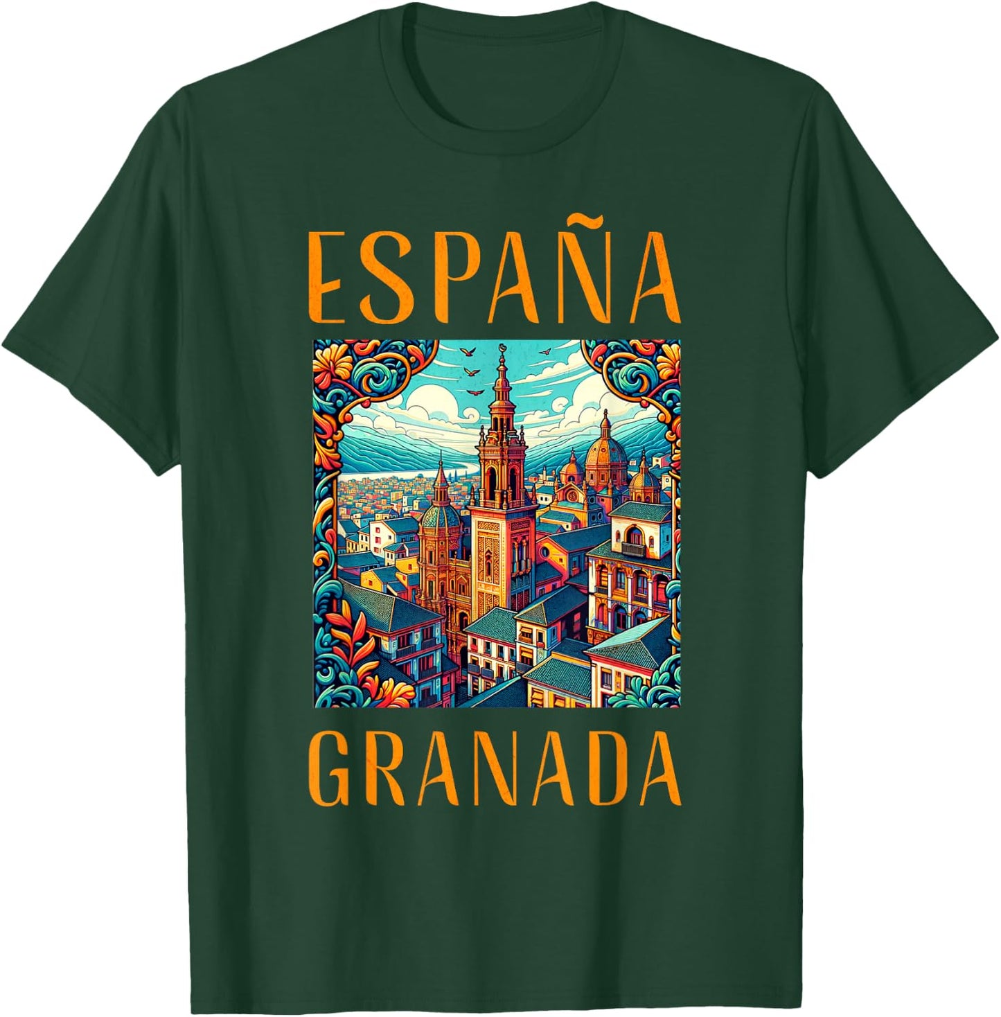 España Granada Trip and Spain Holiday T-Shirt - T-Shirt | Forest