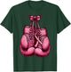 Breast Cancer Boxing Glove Pink Ribbon Awareness Fight Women T-Shirt - T-Shirt | Forest