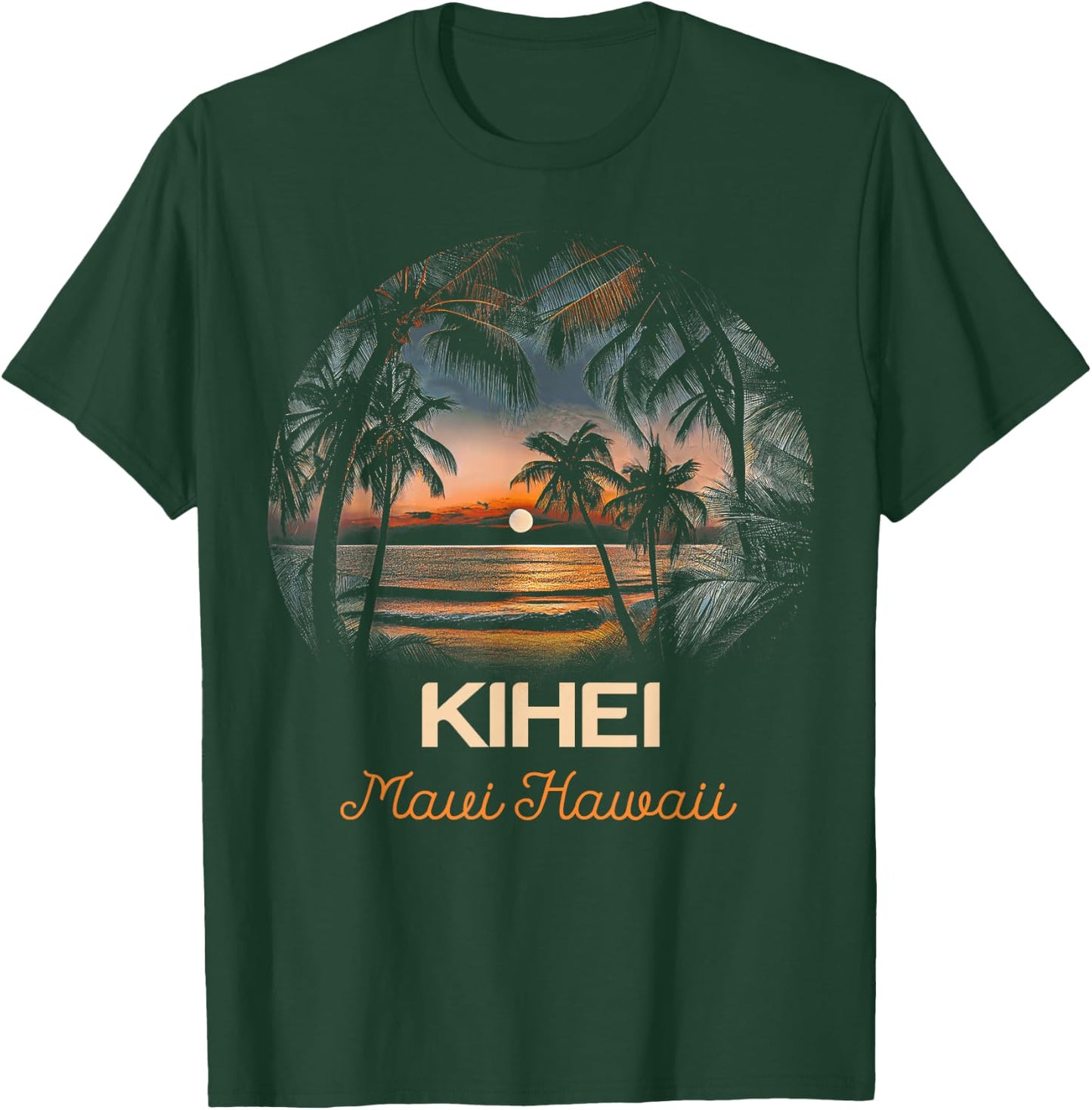 Maui Hawaii Kihei T-Shirt - T-Shirt | Forest