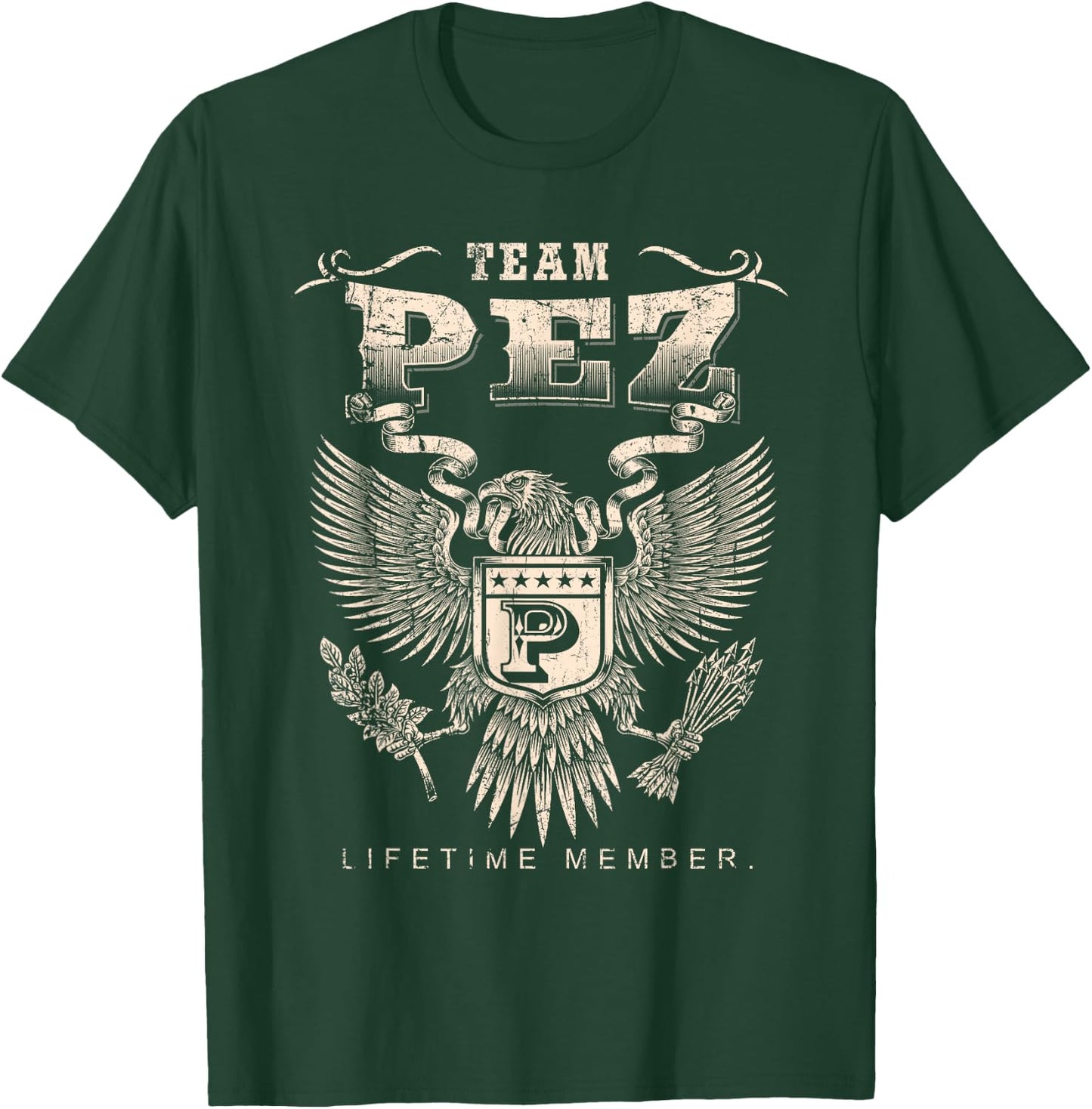 Team Pez Lifetime Member - Pez Name T-Shirt - T-Shirt | Forest
