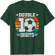 10th Birthday Double Digits - Soccer 10 Year Old Birthday T-Shirt - T-Shirt | Forest