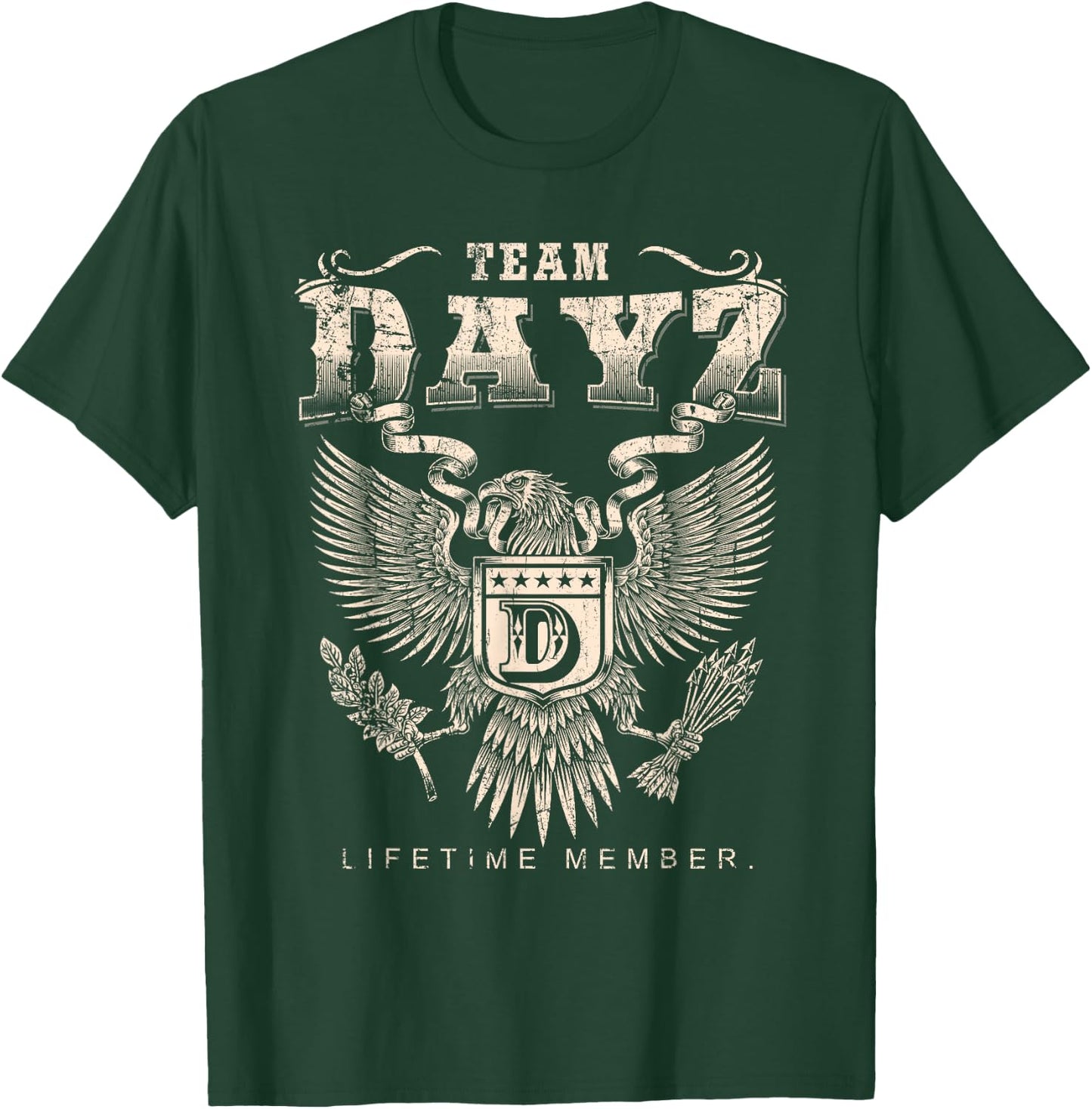Team Dayz Lifetime Member - Dayz Name T-Shirt - T-Shirt | Forest