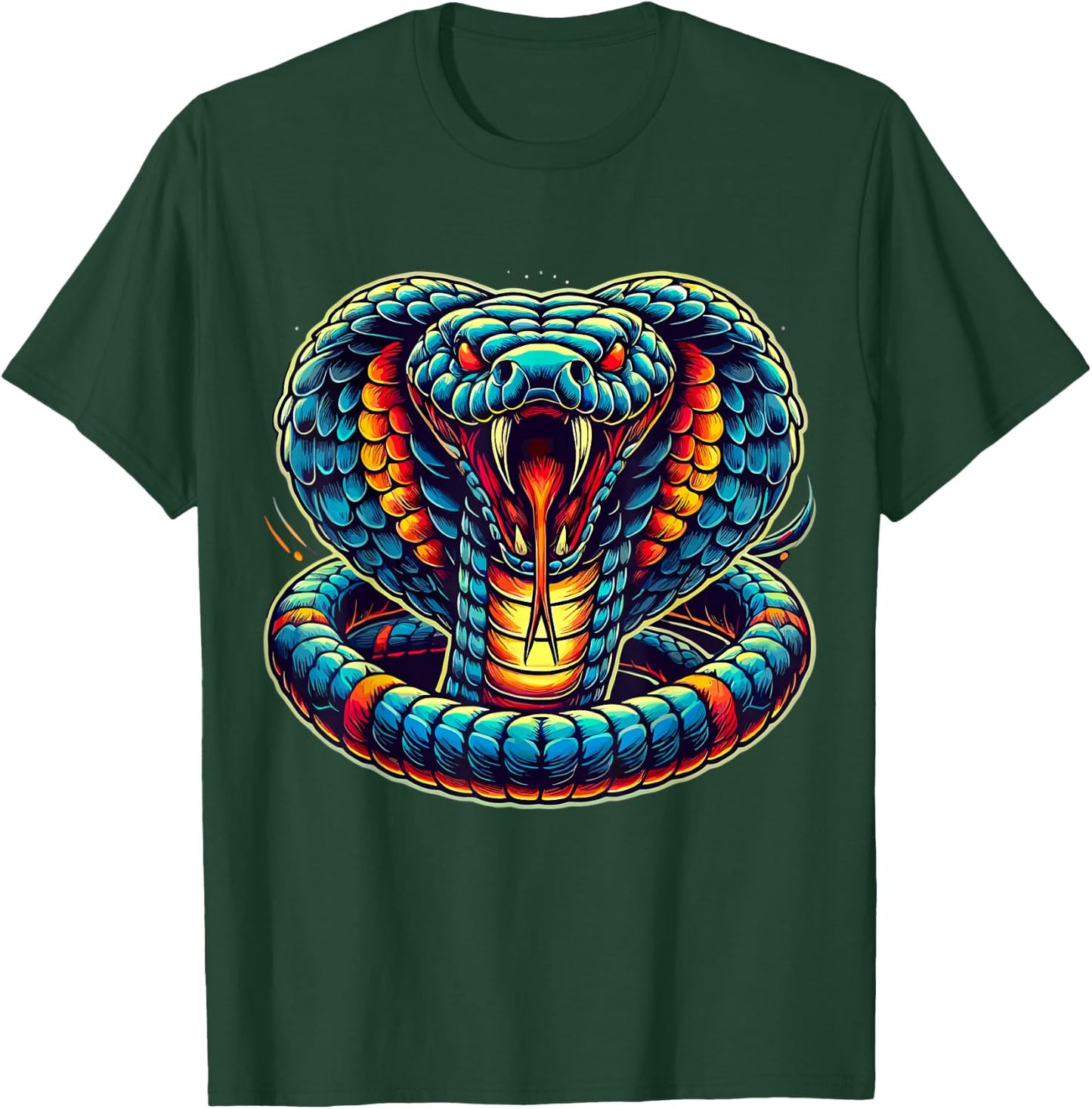 King Cobra Snake T-Shirt - T-Shirt | Forest