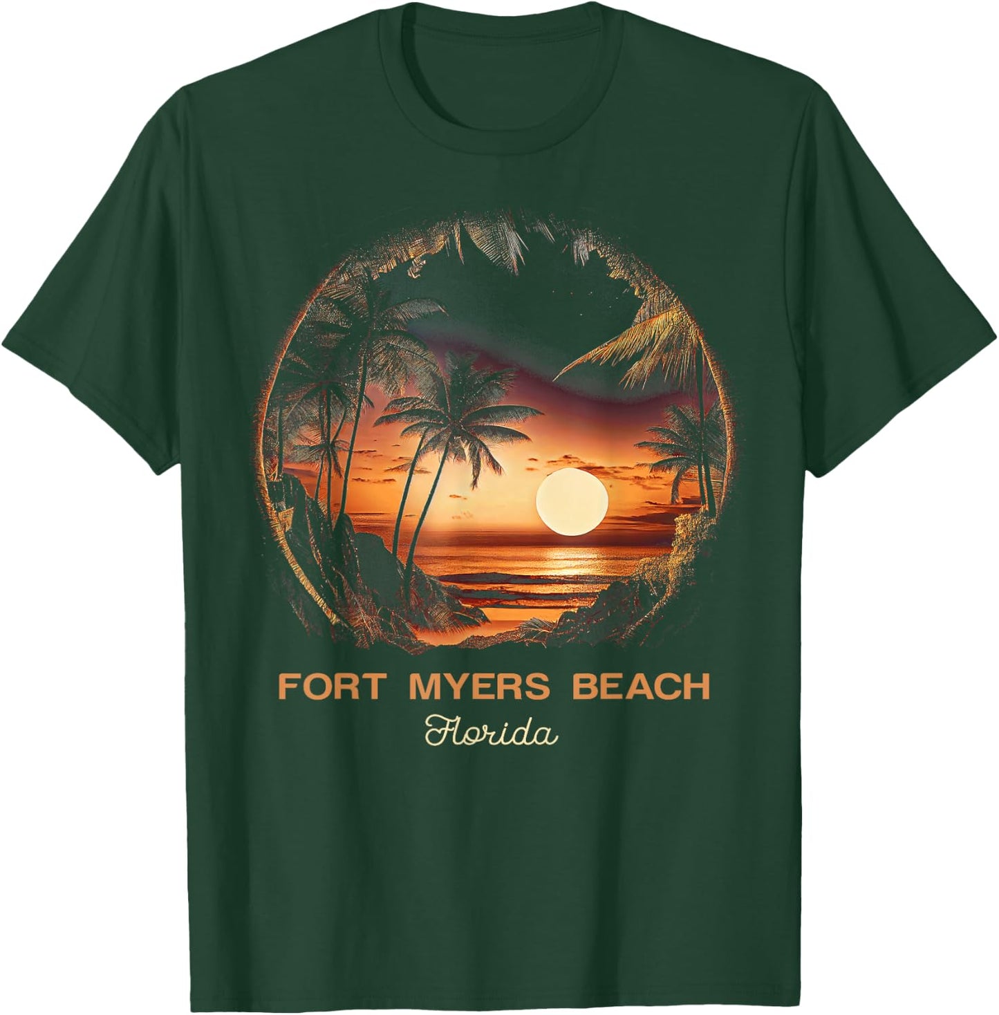 Fort Myers Beach Florida T-Shirt - T-Shirt | Forest