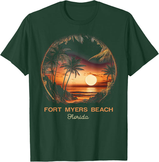 Fort Myers Beach Florida T-Shirt - T-Shirt | Forest