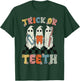 Funny Trick Or Teeth Halloween Dental Hygienist Or Assistant T-Shirt - T-Shirt | Forest
