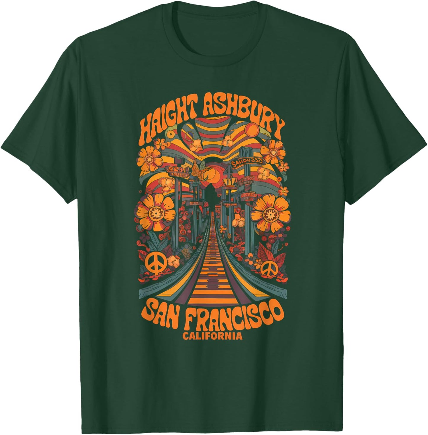 Haight-Ashbury Revolution of Joy T-Shirt - T-Shirt | Forest