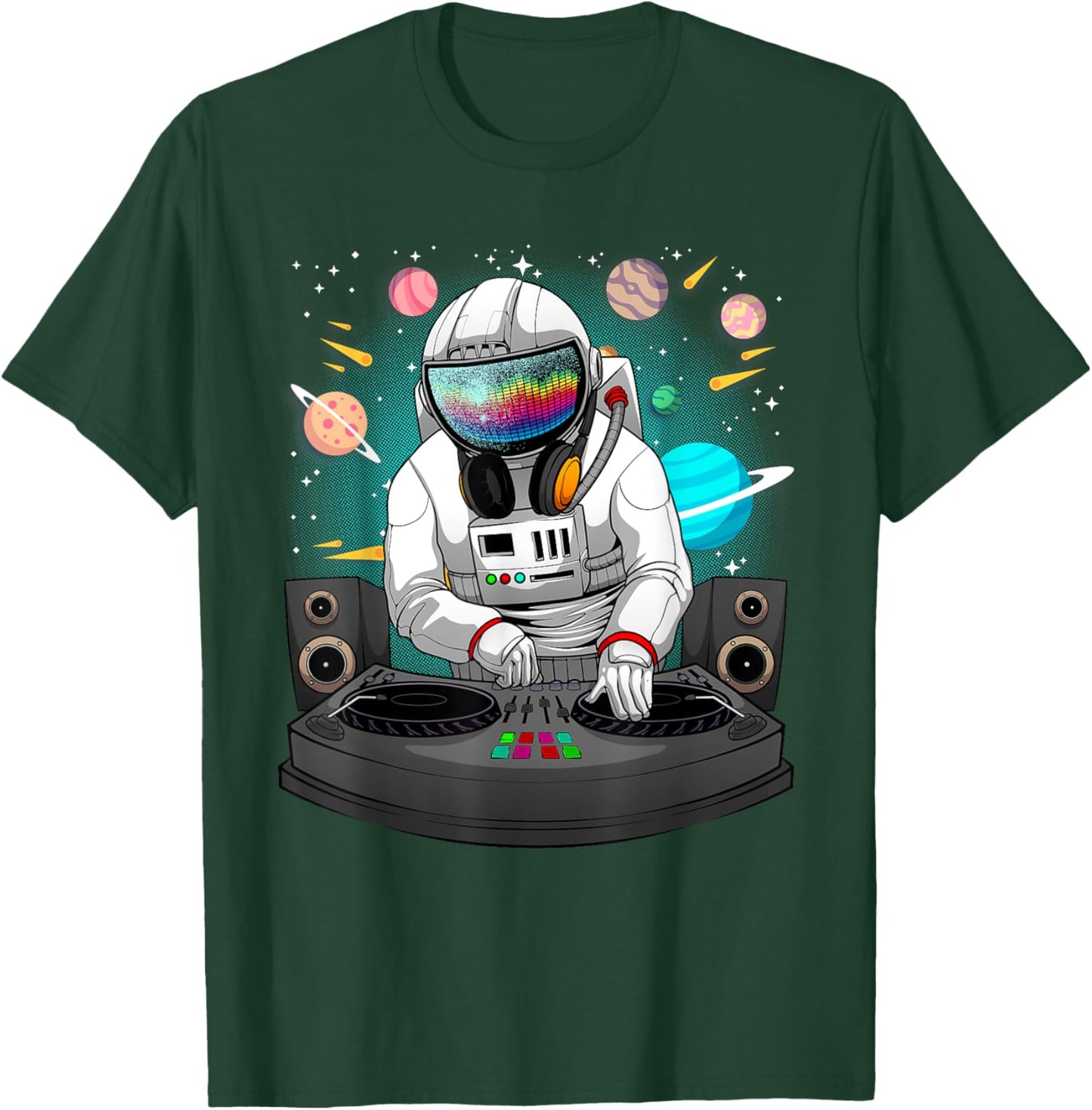 Funny DJ Art Men Women Music Producer Disc Jockey Lover DJ T-Shirt - T-Shirt | Forest