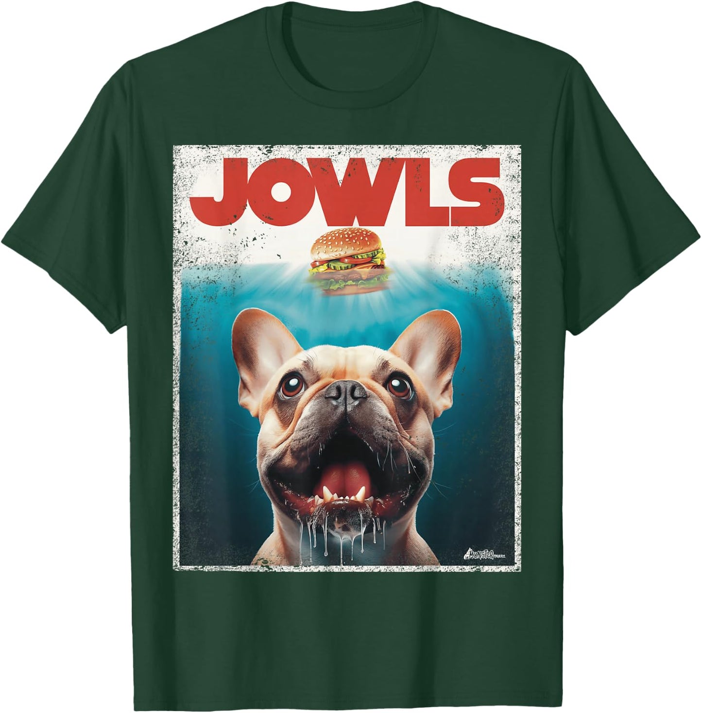 Funny Tan Frenchie Jowls, Fawn French Bulldog Mom Top, Dad T-Shirt - T-Shirt | Forest
