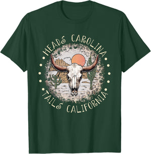 Heads Carolina Tails California 90's Deserts Custome T-Shirt - T-Shirt | Forest