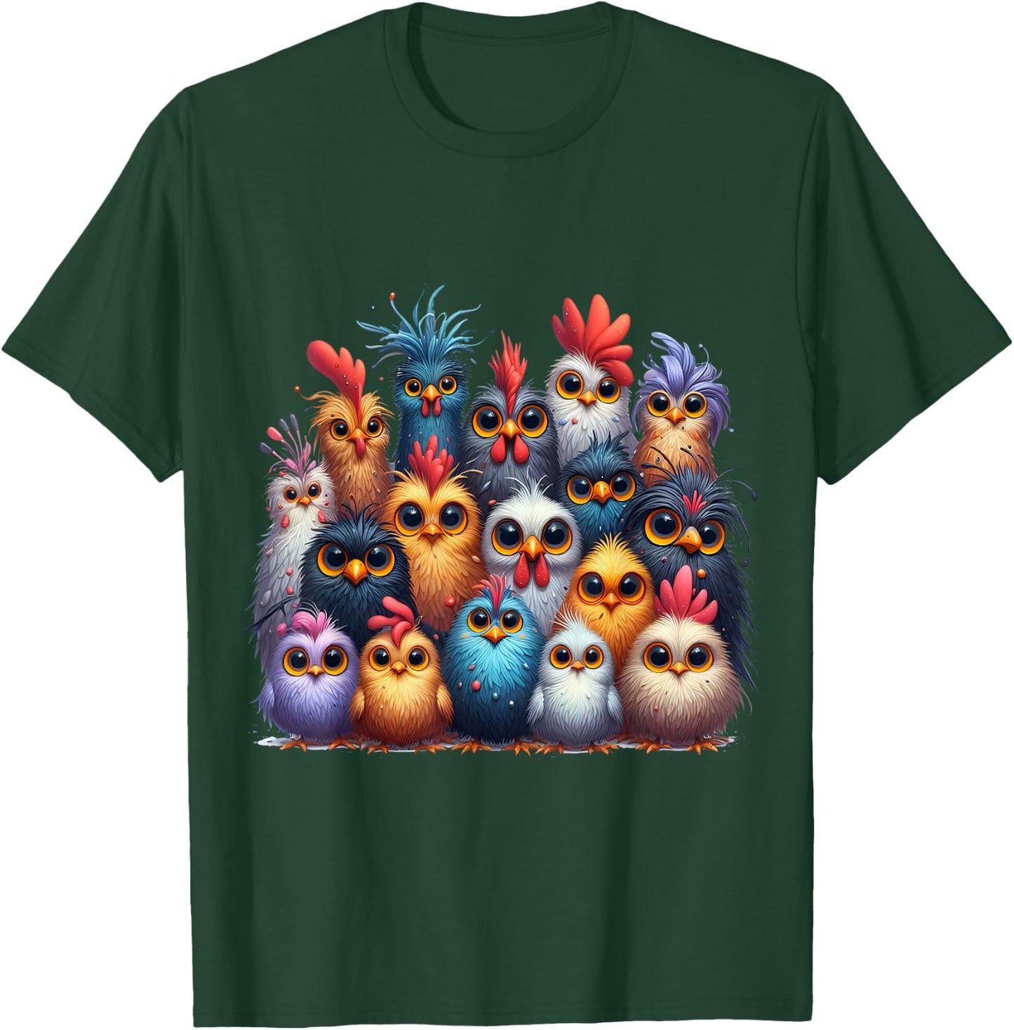 Photo Family Chickens T-Shirt - T-Shirt | Forest