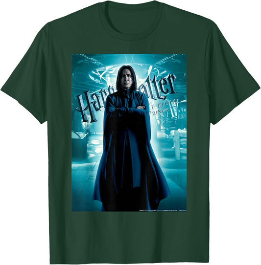 Harry Potter Half-Blood Prince Snape Character Poster T-Shirt - T-Shirt | Forest