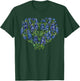 Bluebonnet In A Heart T-Shirt - T-Shirt | Forest