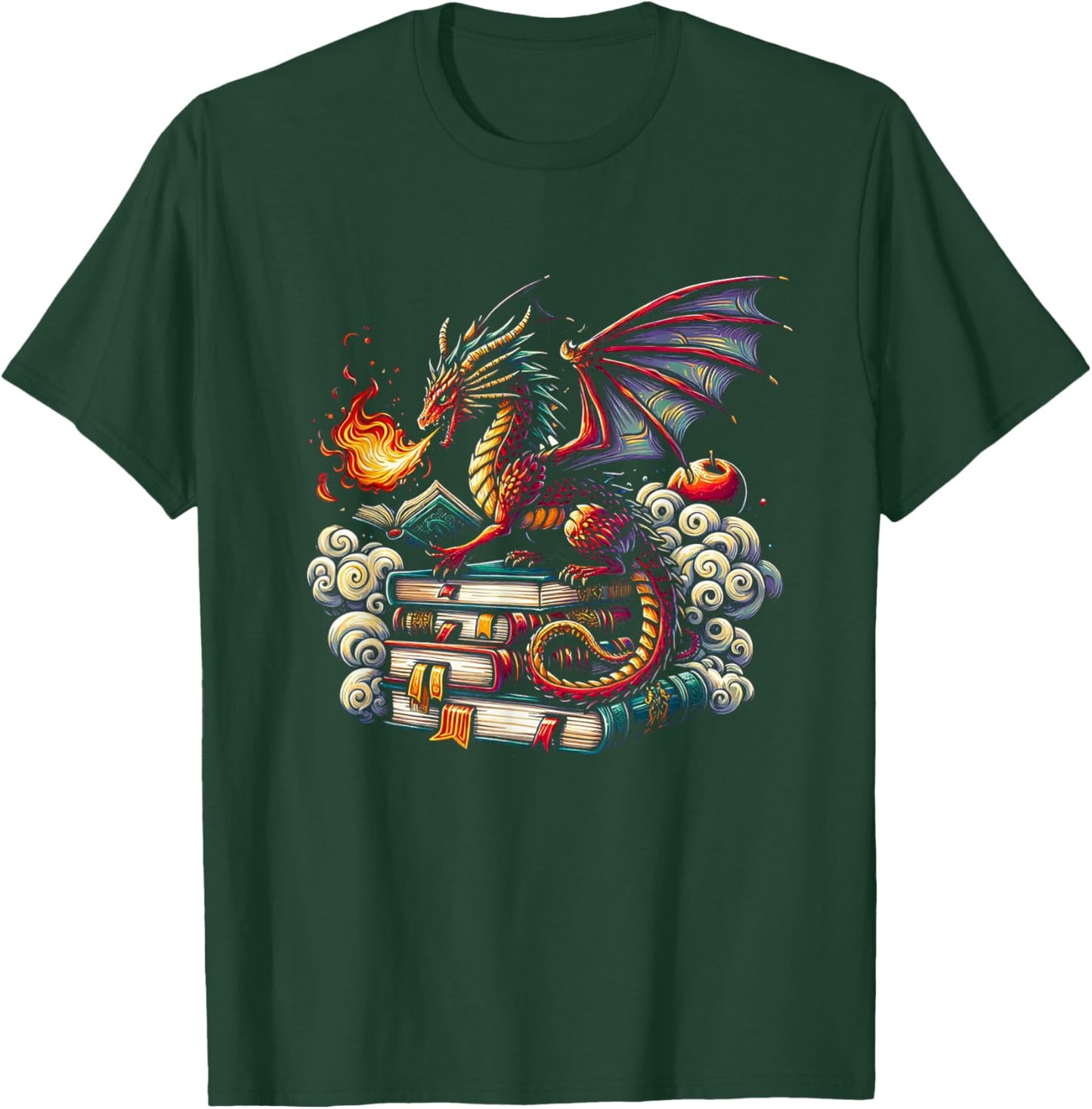 Dragon Chinese Mythical Creature Japanese T-Shirt - T-Shirt | Forest