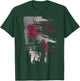 Grunge Black and Red Artistic Design T-Shirt - T-Shirt | Forest